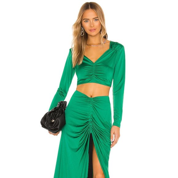 Alexis Tops - Alexis Sari Top in Emerald